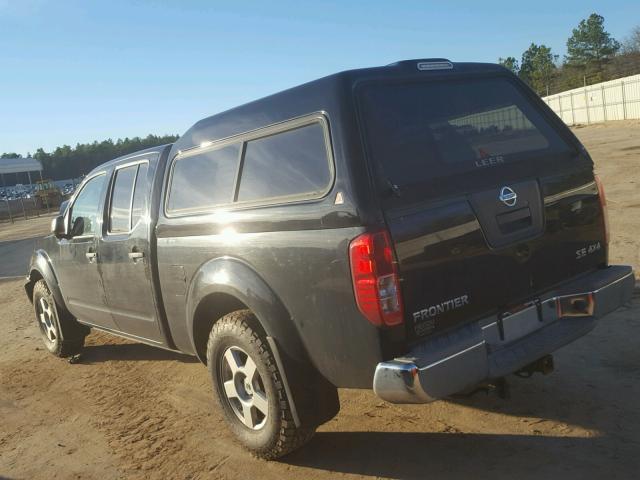 1N6AD09W67C456722 - 2007 NISSAN FRONTIER C BLACK photo 3