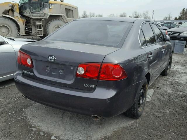 KNAGE124575079200 - 2007 KIA OPTIMA LX GRAY photo 4