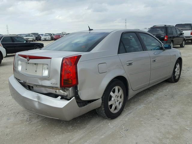 1G6DP577970136301 - 2007 CADILLAC CTS HI FEA SILVER photo 4