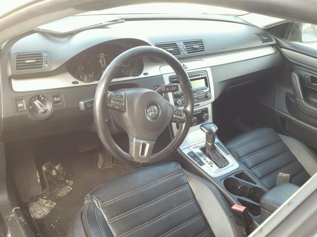 WVWMN7AN7AE549527 - 2010 VOLKSWAGEN CC SPORT BLACK photo 9