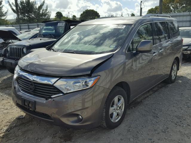 JN8AE2KP0H9165621 - 2017 NISSAN QUEST S GRAY photo 2