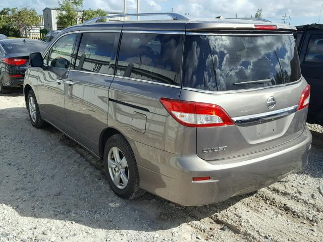 JN8AE2KP0H9165621 - 2017 NISSAN QUEST S GRAY photo 3