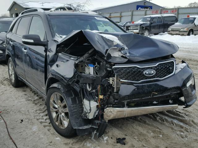 5XYKWDA28CG285219 - 2012 KIA SORENTO SX BLACK photo 1