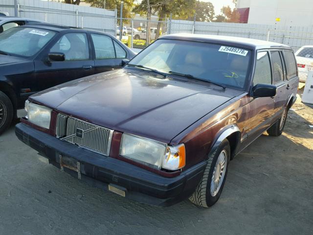 YV1JW8316R1108629 - 1994 VOLVO 940 BROWN photo 2