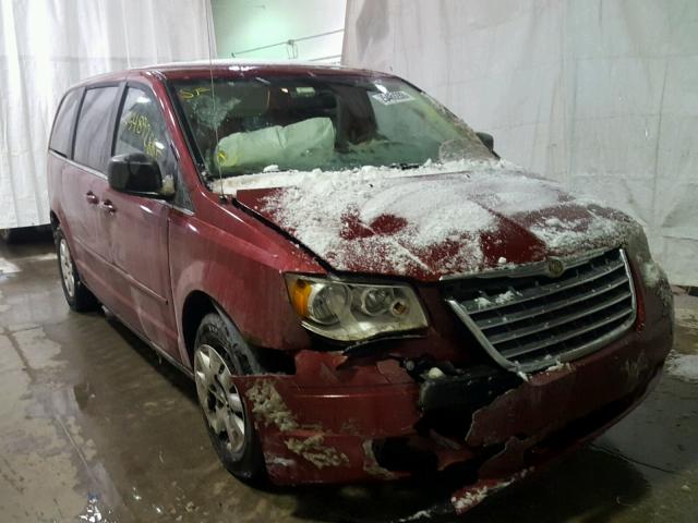 2A8HR44E89R574637 - 2009 CHRYSLER TOWN & COU RED photo 1