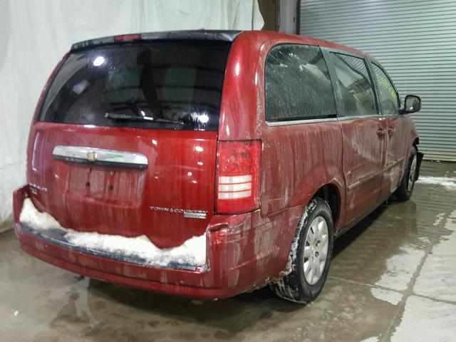 2A8HR44E89R574637 - 2009 CHRYSLER TOWN & COU RED photo 4