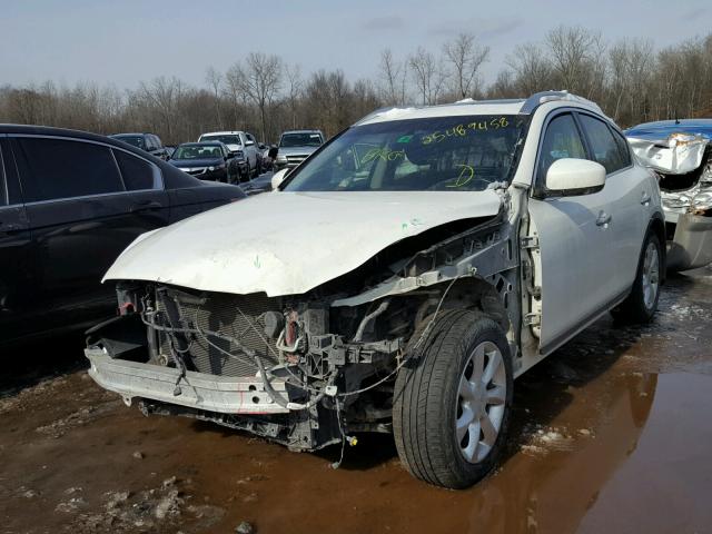 JN1AJ0HR5AM757039 - 2010 INFINITI EX35 BASE WHITE photo 2
