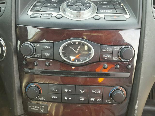 JN1AJ0HR5AM757039 - 2010 INFINITI EX35 BASE WHITE photo 9