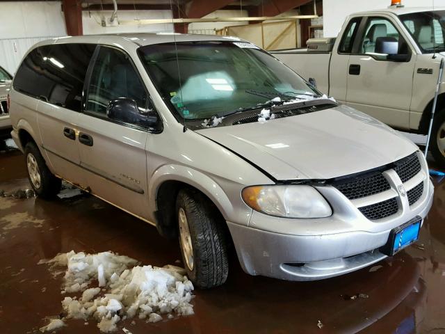 1B4GP24381B240135 - 2001 DODGE GRAND CARA SILVER photo 1