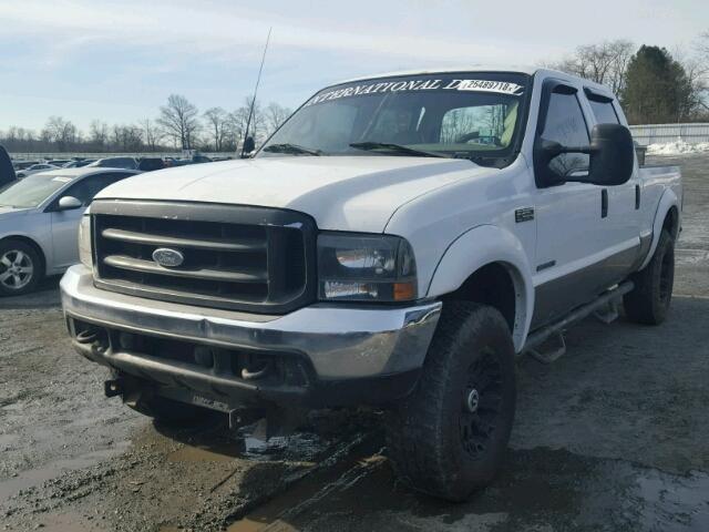 1FTNW21F32EC15350 - 2002 FORD F250 SUPER WHITE photo 2