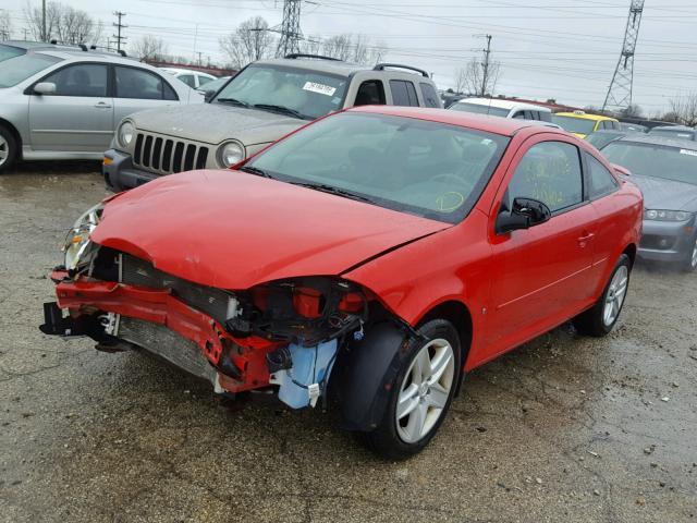 1G2AL18F487205595 - 2008 PONTIAC G5 RED photo 2