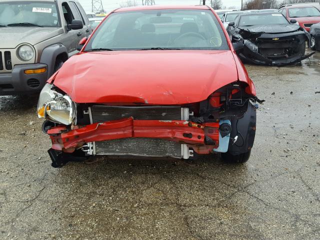 1G2AL18F487205595 - 2008 PONTIAC G5 RED photo 9