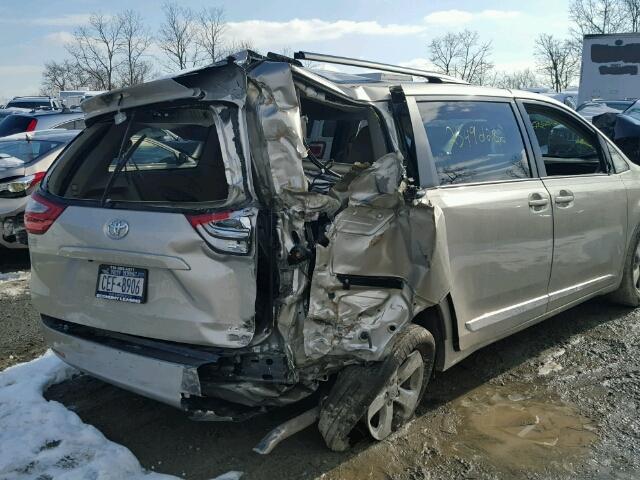 5TDKZ3DC0HS802271 - 2017 TOYOTA SIENNA LE TAN photo 9