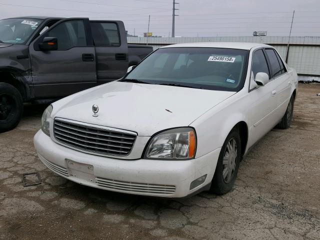 1G6KD54Y43U100998 - 2003 CADILLAC DEVILLE WHITE photo 2