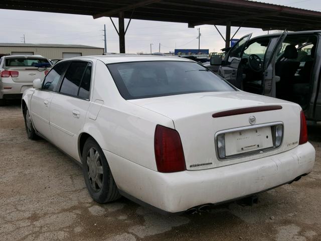 1G6KD54Y43U100998 - 2003 CADILLAC DEVILLE WHITE photo 3