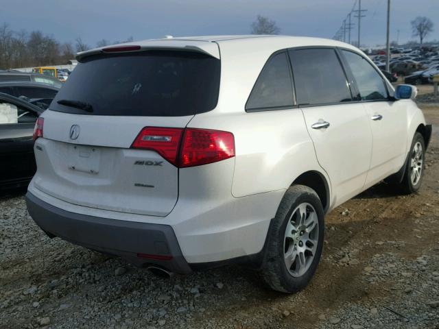 2HNYD28247H512479 - 2007 ACURA MDX WHITE photo 4