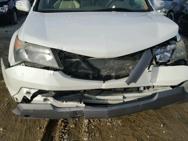 2HNYD28247H512479 - 2007 ACURA MDX WHITE photo 7