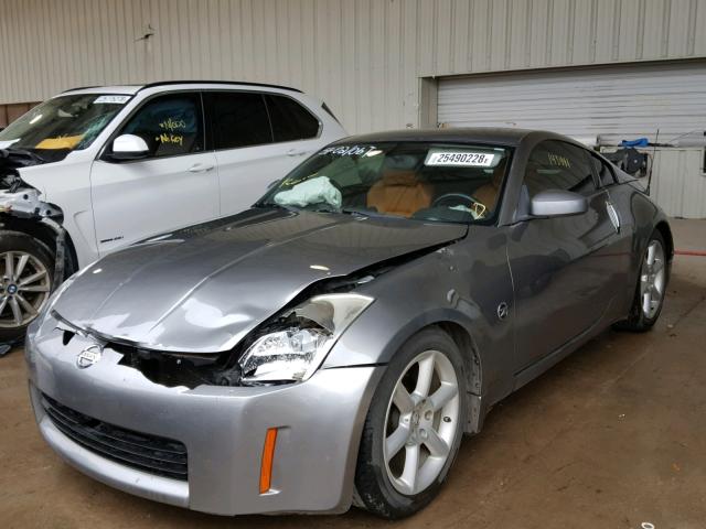 JN1AZ34E13T007580 - 2003 NISSAN 350Z COUPE SILVER photo 2