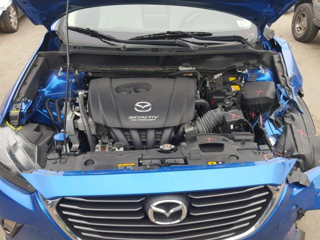 JM1DKBD78G0106267 - 2016 MAZDA CX-3 GRAND BLUE photo 7