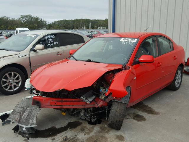 JM1BK32F171683563 - 2007 MAZDA 3 I RED photo 2