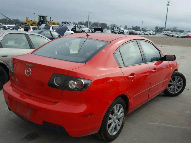 JM1BK32F171683563 - 2007 MAZDA 3 I RED photo 4