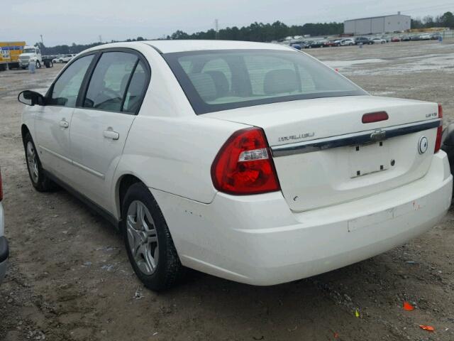 1G1ZS58N67F291523 - 2007 CHEVROLET MALIBU LS WHITE photo 3