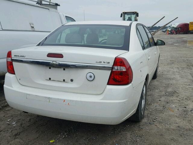 1G1ZS58N67F291523 - 2007 CHEVROLET MALIBU LS WHITE photo 4