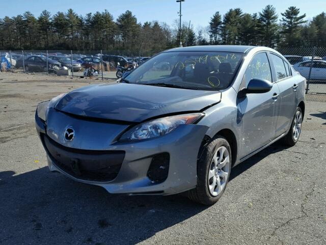 JM1BL1U83D1703243 - 2013 MAZDA 3 I GRAY photo 2