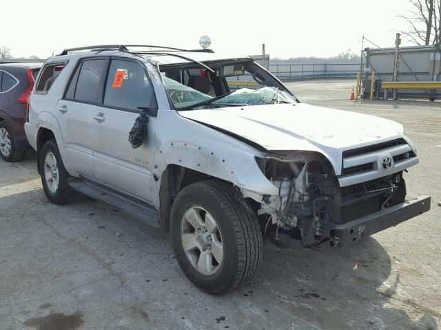 JTEBT14R848008896 - 2004 TOYOTA 4RUNNER SR SILVER photo 1