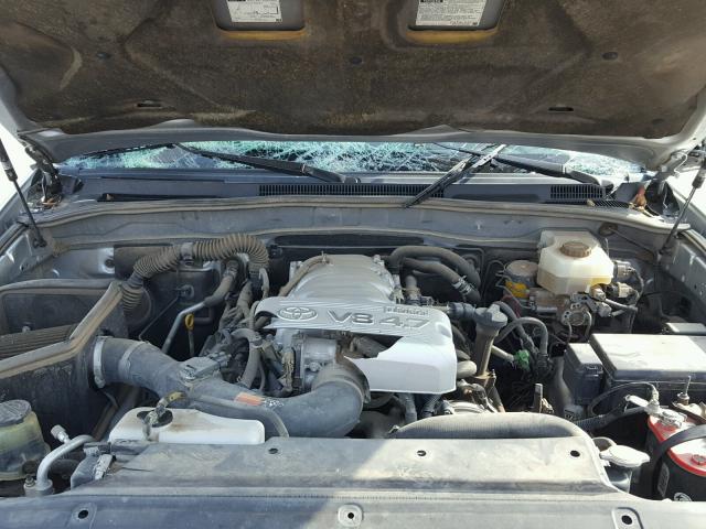 JTEBT14R848008896 - 2004 TOYOTA 4RUNNER SR SILVER photo 7