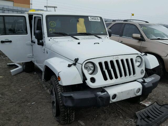 1C4BJWEG5GL144165 - 2016 JEEP WRANGLER U WHITE photo 1