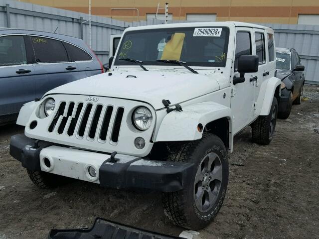 1C4BJWEG5GL144165 - 2016 JEEP WRANGLER U WHITE photo 2