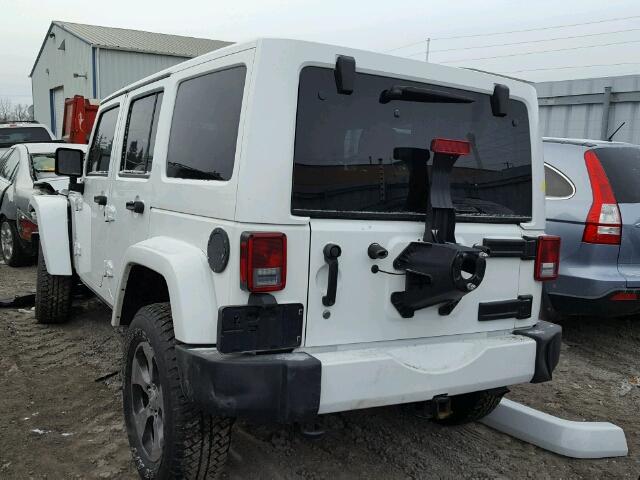 1C4BJWEG5GL144165 - 2016 JEEP WRANGLER U WHITE photo 3