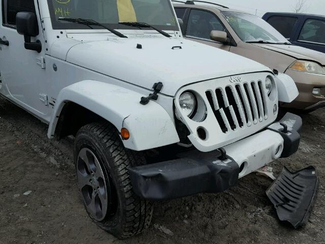 1C4BJWEG5GL144165 - 2016 JEEP WRANGLER U WHITE photo 9