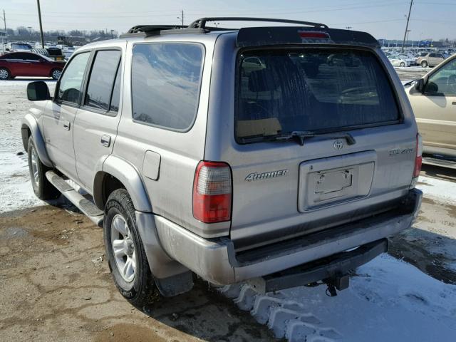 JT3HN86R020374883 - 2002 TOYOTA 4RUNNER SR GRAY photo 3