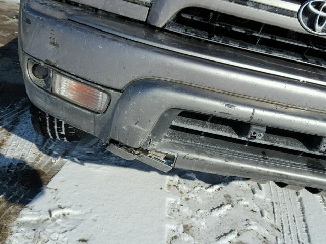 JT3HN86R020374883 - 2002 TOYOTA 4RUNNER SR GRAY photo 9