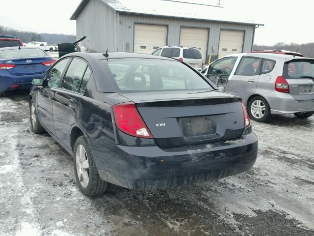 1G8AL55F17Z172379 - 2007 SATURN ION LEVEL BLACK photo 3