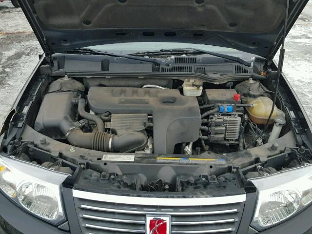 1G8AL55F17Z172379 - 2007 SATURN ION LEVEL BLACK photo 7