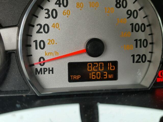 1G8AL55F17Z172379 - 2007 SATURN ION LEVEL BLACK photo 8