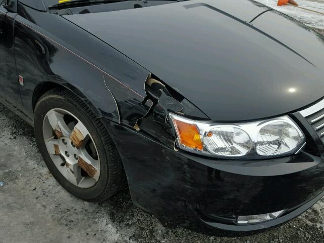 1G8AL55F17Z172379 - 2007 SATURN ION LEVEL BLACK photo 9