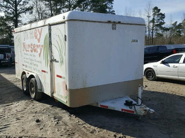 11WHC16207W294985 - 2007 CARGO TRAILER WHITE photo 1