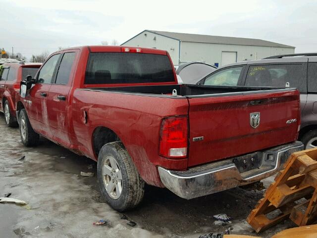 1D3HV18T99S825195 - 2009 DODGE RAM 1500 RED photo 3