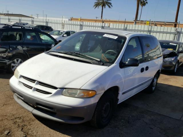 2B4FP253XXR388422 - 1999 DODGE CARAVAN WHITE photo 2