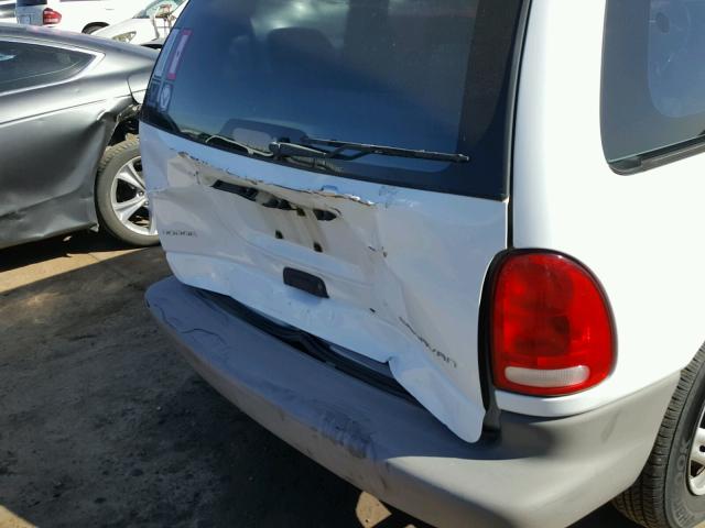 2B4FP253XXR388422 - 1999 DODGE CARAVAN WHITE photo 9