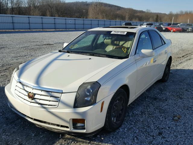 1G6DP577370145186 - 2007 CADILLAC CTS HI FEA WHITE photo 2