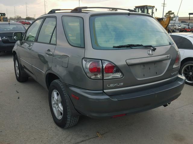 JTJGF10U320145278 - 2002 LEXUS RX 300 GRAY photo 3