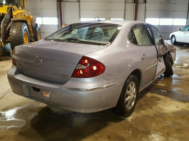 2G4WD582161262815 - 2006 BUICK LACROSSE C SILVER photo 4