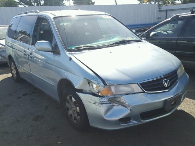 5FNRL18663B123854 - 2003 HONDA ODYSSEY EX BLUE photo 1