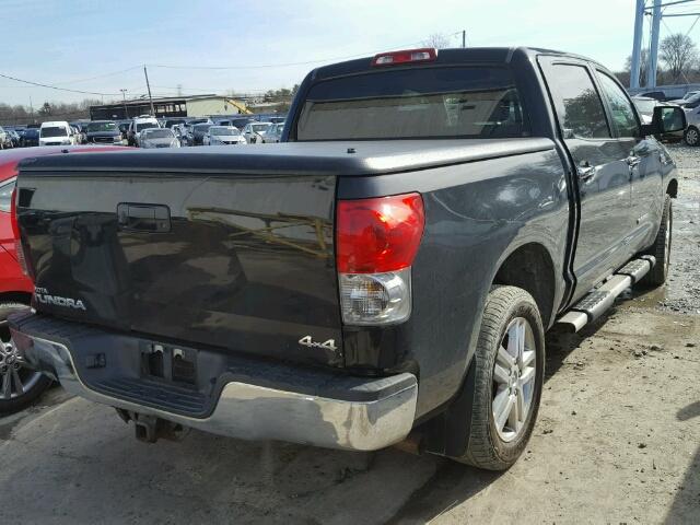 5TBDV58127S477929 - 2007 TOYOTA TUNDRA CRE BLACK photo 4