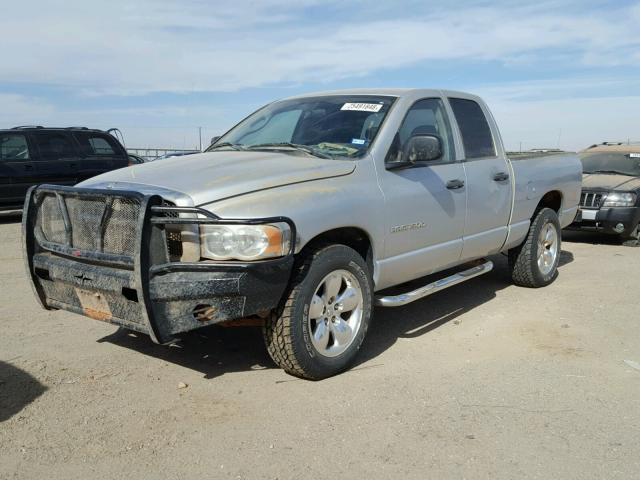 1D7HU18D05S321624 - 2005 DODGE RAM 1500 S SILVER photo 2